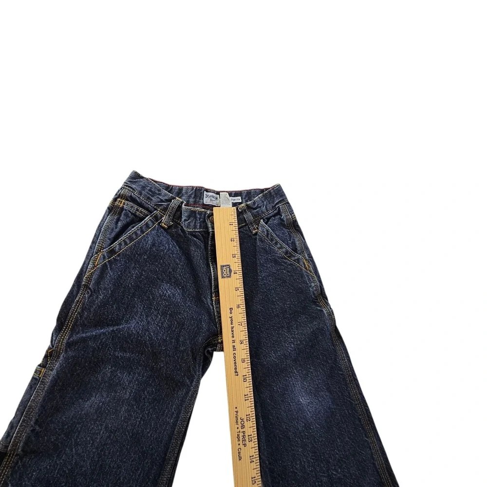 OshKosh B'Gosh Carpenter Jeans Boy's Size 7 Husky Classic Dark Blue‎ Denim